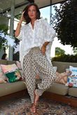 Ren Tiles of Marrakesh Shirring Cuff Pant Khaki